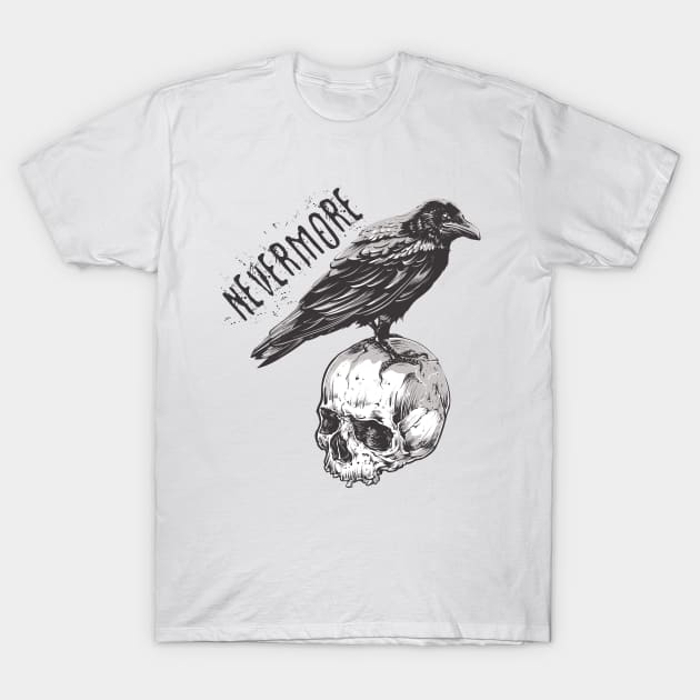 Nevermore T-Shirt by AmazingArtMandi